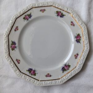 Vintage Rosenthal Selb Bavaria Maria Pattern Floral Salad Luncheon Plates - 2